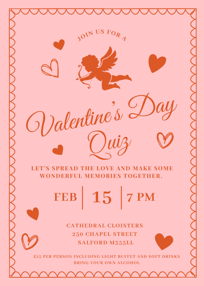 Love is in the air! Valentines Quiz Poster